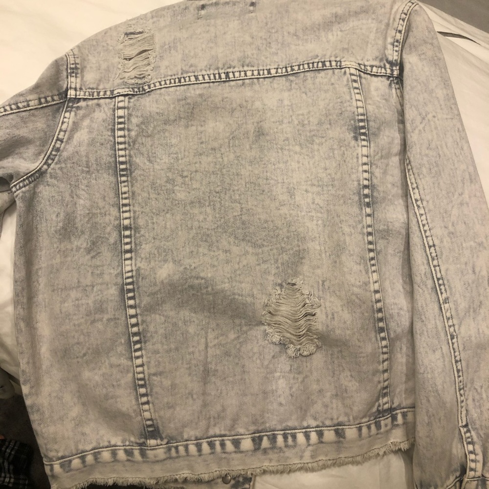 Signature8 gray washout Jean jacket - Picture 2 of 4